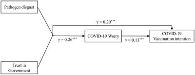 COVID-19 vaccination intention: The combined role of pathogen disgust and trust in government